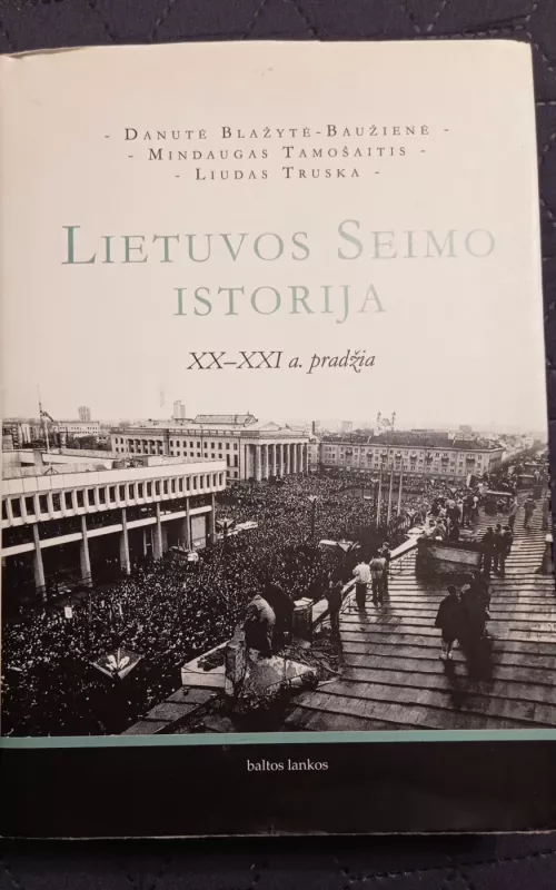 Lietuvos Seimo istorija: XX-XXI a. pradžia - Danutė Blažytė-Baužienė, knyga