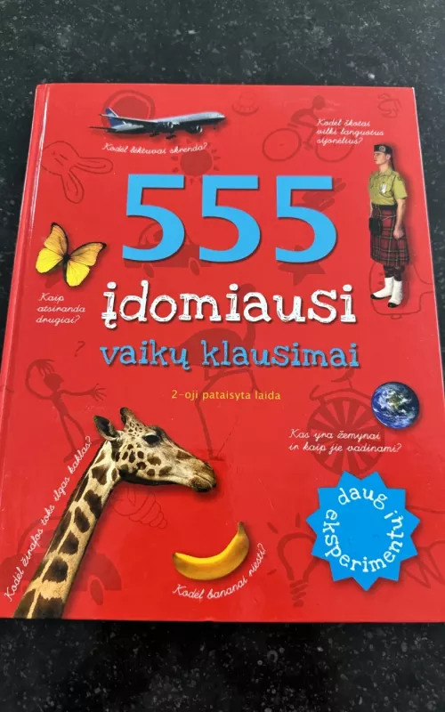 555 įdomiausi vaikų klausimai - Ilse Hell, knyga