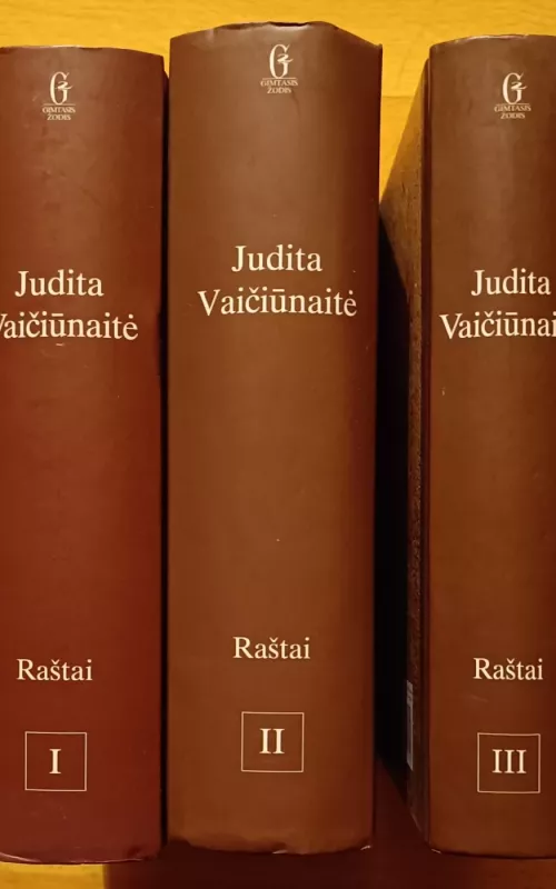 Rastai I-III tomai. Judita Vaiciunaite - Judita Vaičiūnaitė, knyga 2