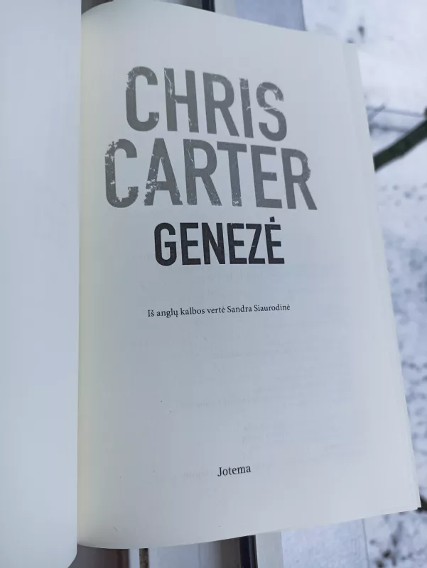 Genezė - Chris Carter, knyga 5