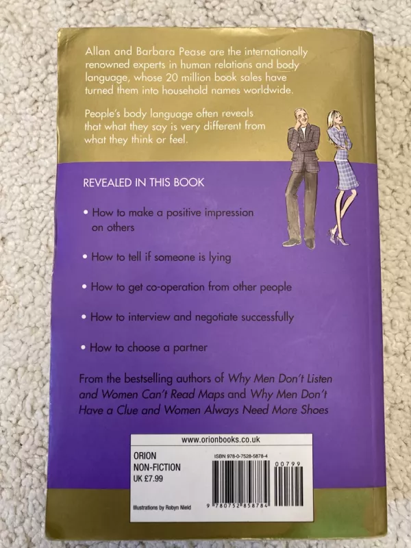 The Definitive Book of Body Language - Allan Pease, Barbara  Pease, knyga 3