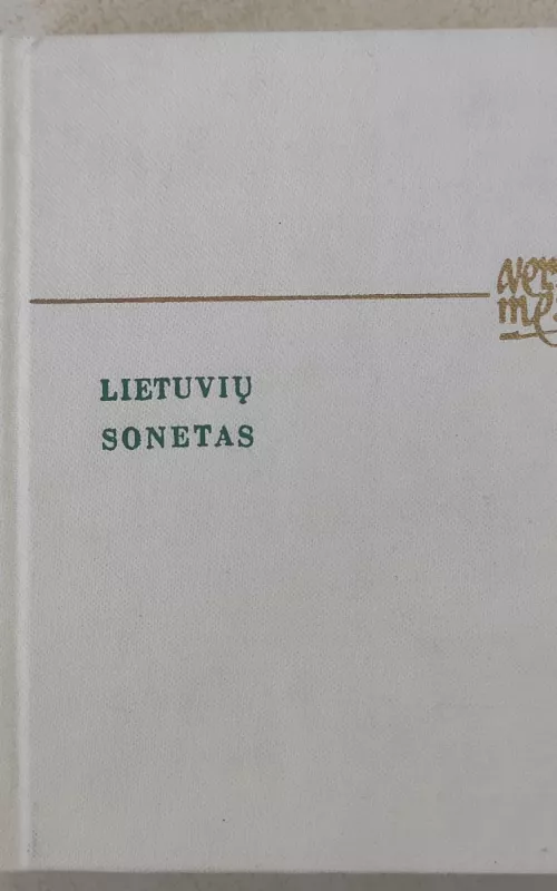 Lietuvių sonetas - Henrikas Bakanas, knyga
