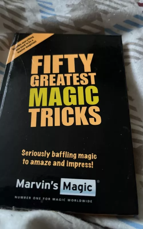 Fifty greatest magic tricks - Marvin's Magic, knyga