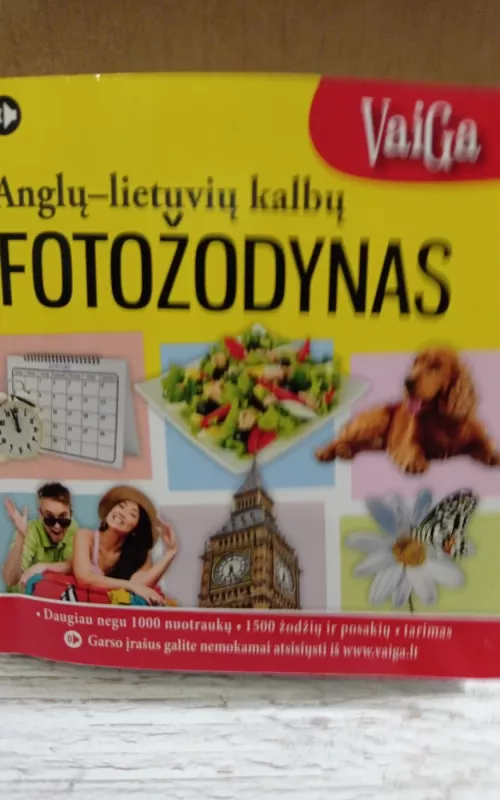 Anglų-lietuvių kalbų fotožodynas - Odeta Venckienė, knyga