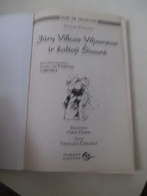 Jūrų Vilkas Viljamsas ir šaltoji šiaurė - V. French, C.  Fisher, knyga 3