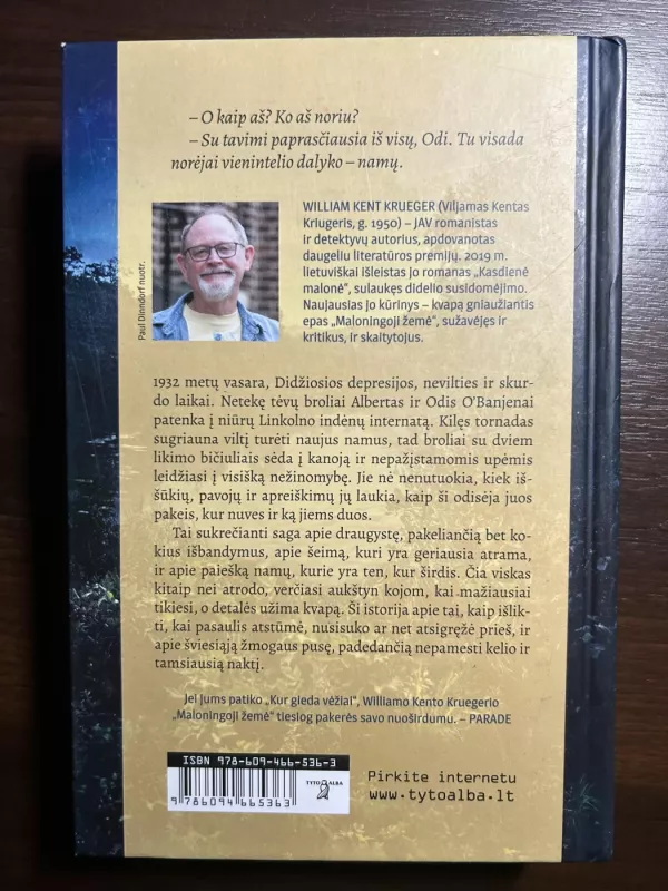 Maloningoji žemė - William Kent Krueger, knyga 3