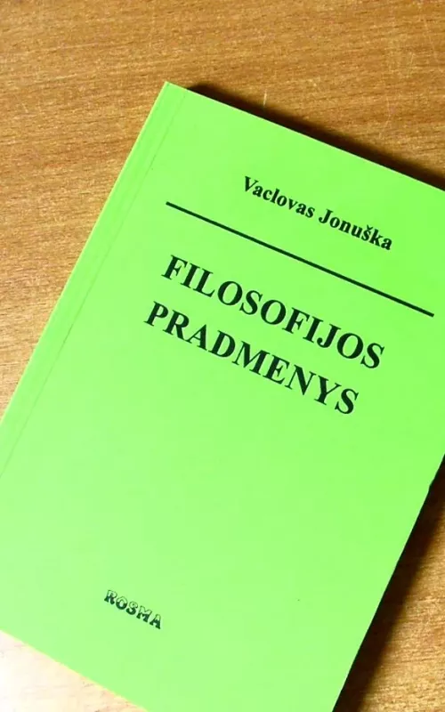 Filosofijos pradmenys - Vaclovas Jonuška, knyga