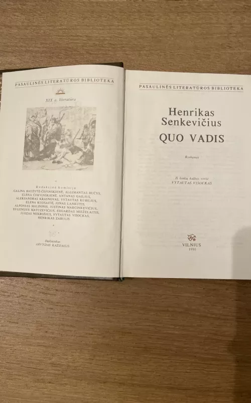 Quo vadis - Henrikas Senkevičius, knyga 2