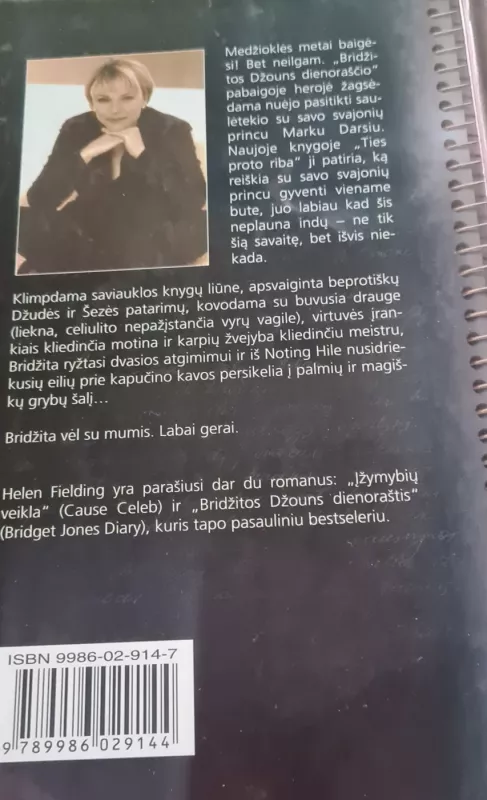 Bridžita Džouns: ties proto riba - Fielding Helen, knyga 4