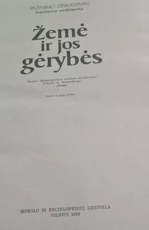 Žemė ir jos gėrybės - Mitchell Beazley, knyga 3