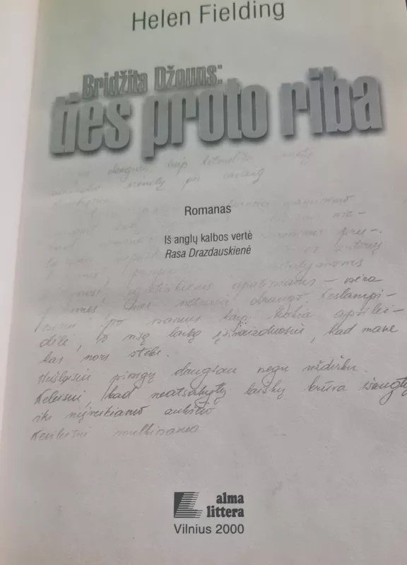 Bridžita Džouns: ties proto riba - Fielding Helen, knyga 3