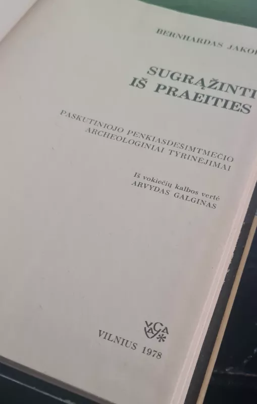 Sugrąžinti iš praeities - Bernhardas Jakobis, knyga 3