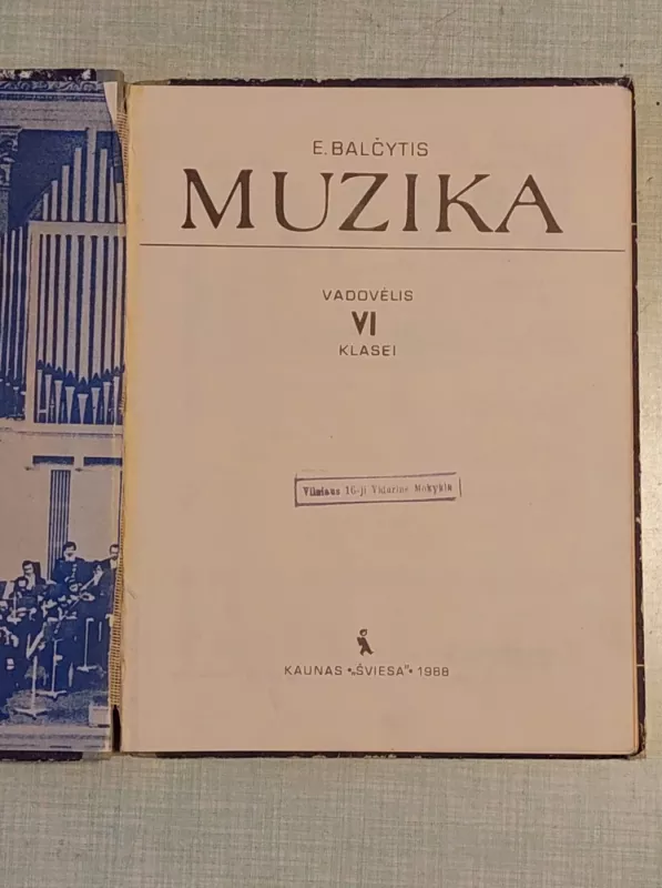 MUZIKA 6 -VADOVĖLIS - Eduardas Balčytis, knyga 4