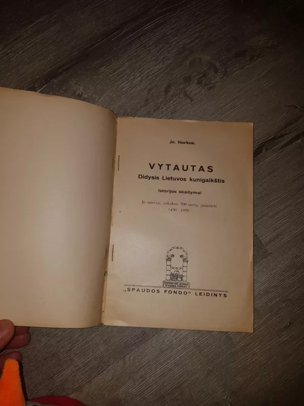 Vytautas Didysis Lietuvos kunigaikštis - J. Norkus, knyga 3