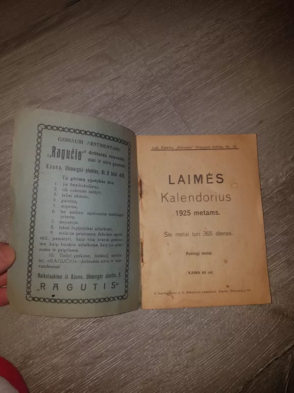 Laimės kalendorius - Autorių Kolektyvas, knyga 3