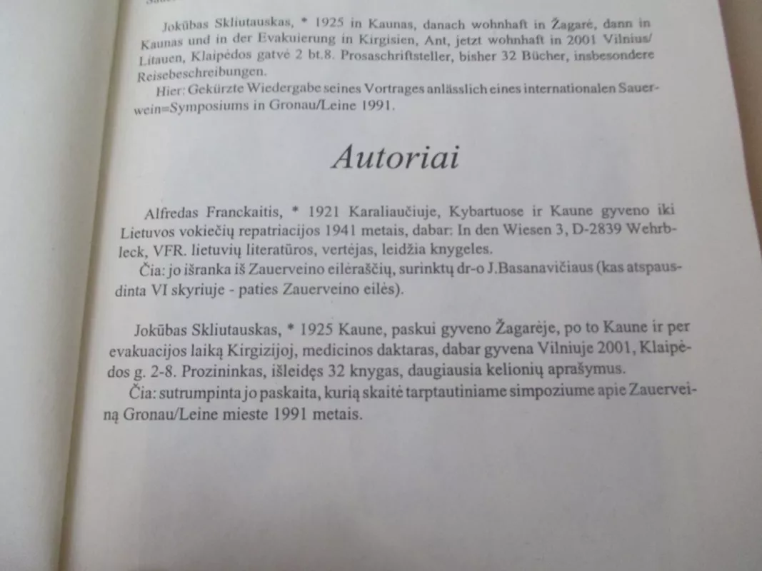 Rūgštaus vyno eilėraščiai - Jurgis Zauerveinas, knyga 4