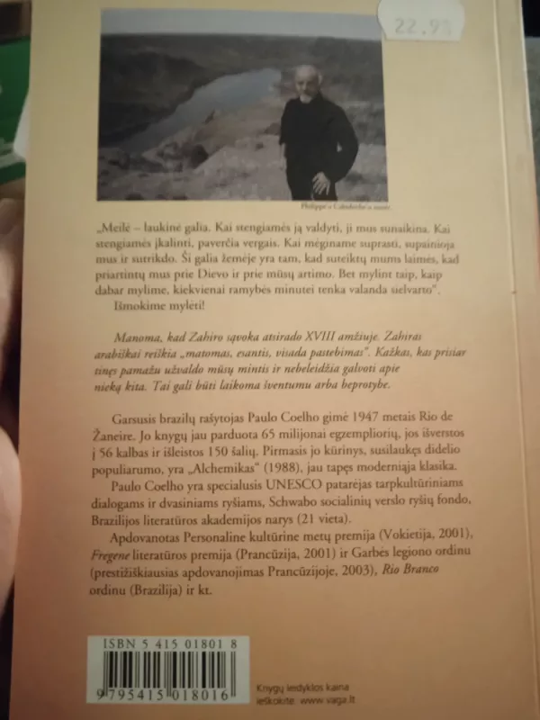 Zahiras - Paulo Coelho, knyga 3