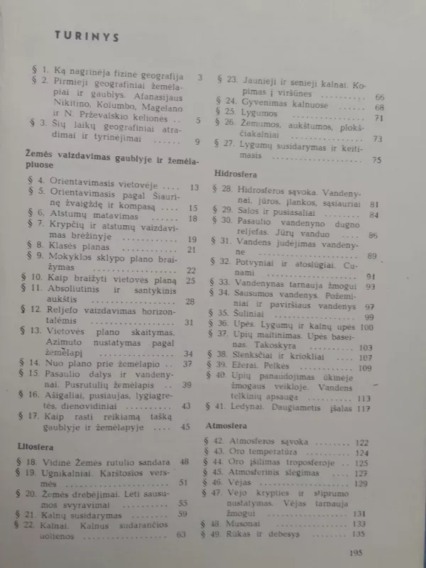 Fizinė geografija V klasei - N. Maksimovas, knyga 3