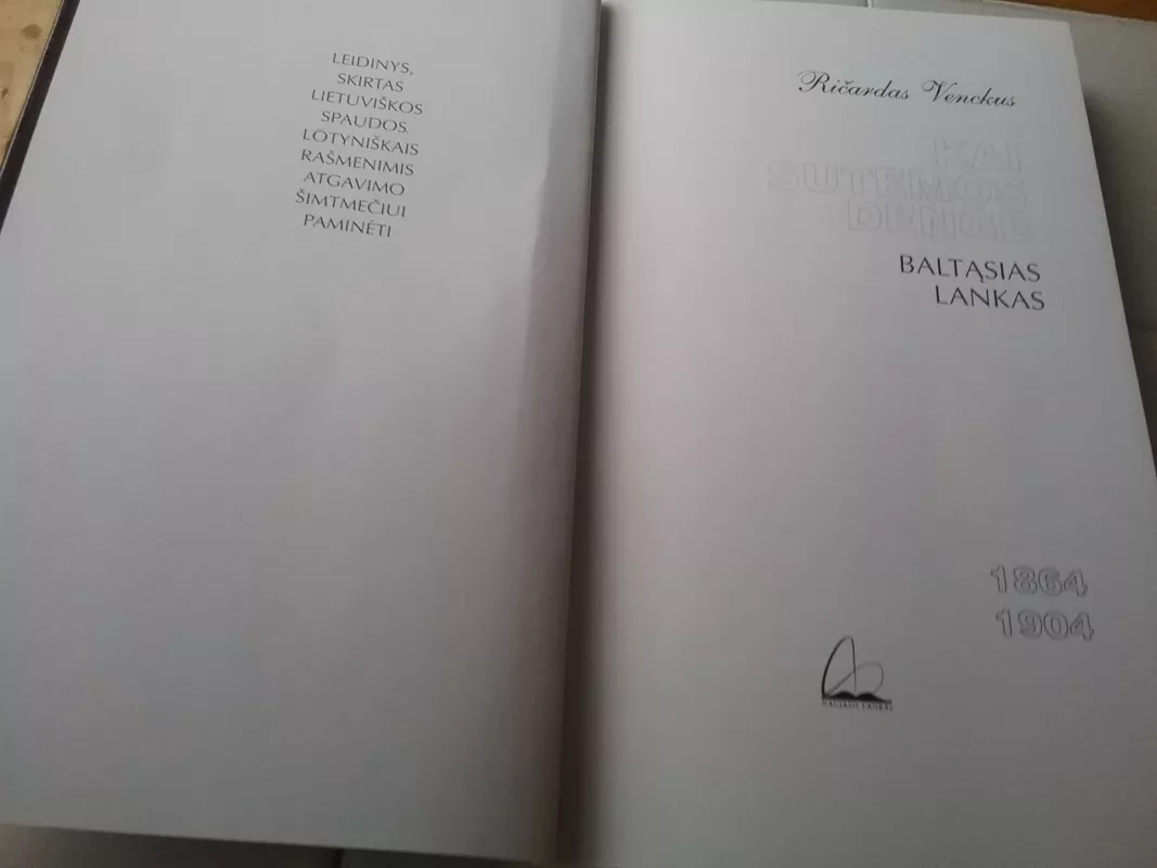 Kai sutemos denge baltąsias lankas - Ričardas Venckus, knyga 5