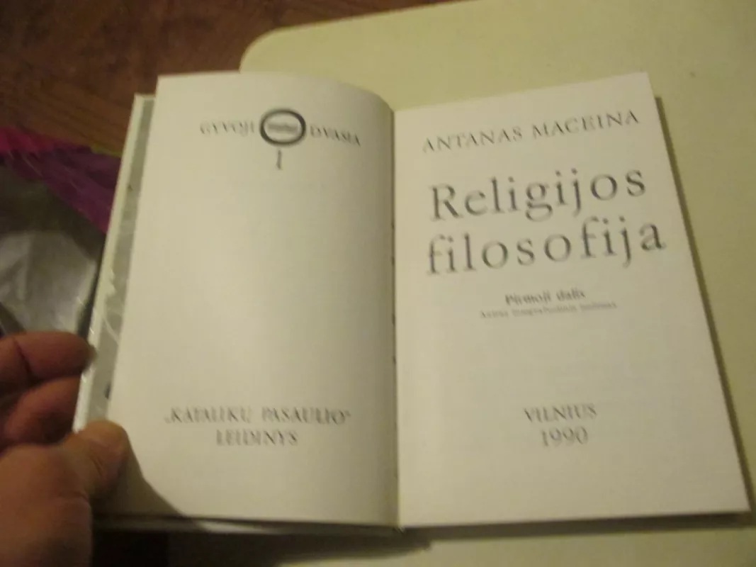 Religijos filosofija (1 dalis) - Antanas Maceina, knyga 3