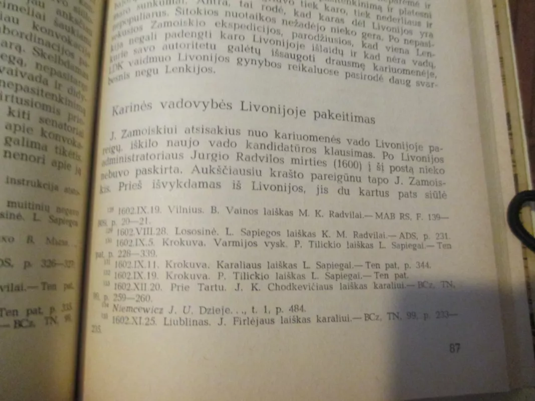 Lietuva ir Livonija XVI a. pabaigoje-XVII a. pradžioje - Antanas Tyla, knyga 6