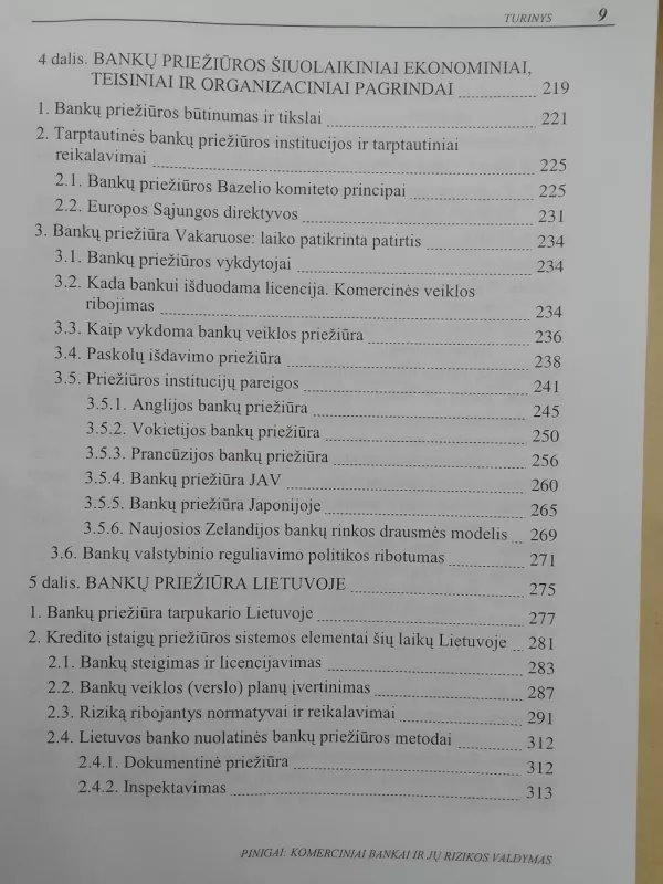 Pinigai: komerciniai bankai ir jų rizikos valdymas - Vytautas Vaškelaitis, knyga 5