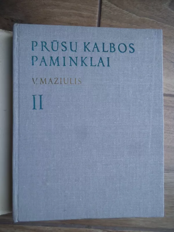 Prūsų kalbos paminklai (II dalis) - Vytautas Mažiulis, knyga 3