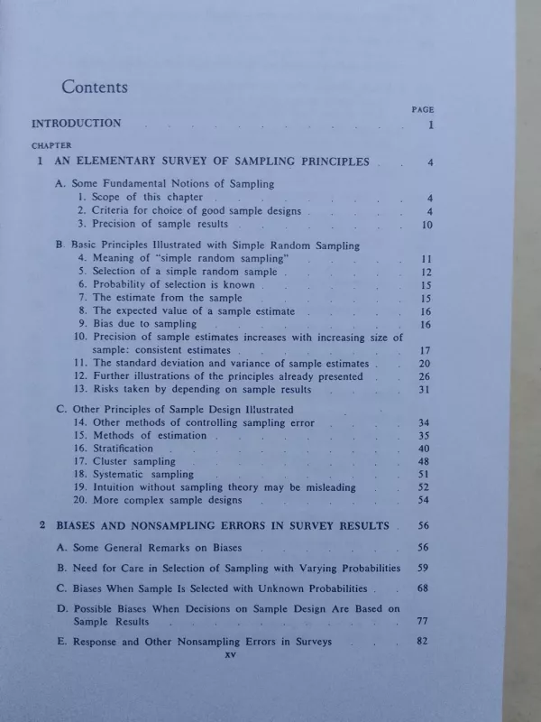 Sample survey methods and theory volume I Methods and applications - Hansen Hurwitz Madow ., knyga 3