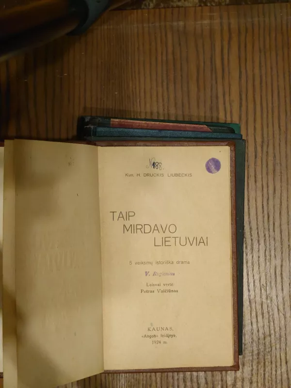 Taip mirdavo Lietuviai - Autorių Kolektyvas, knyga 3