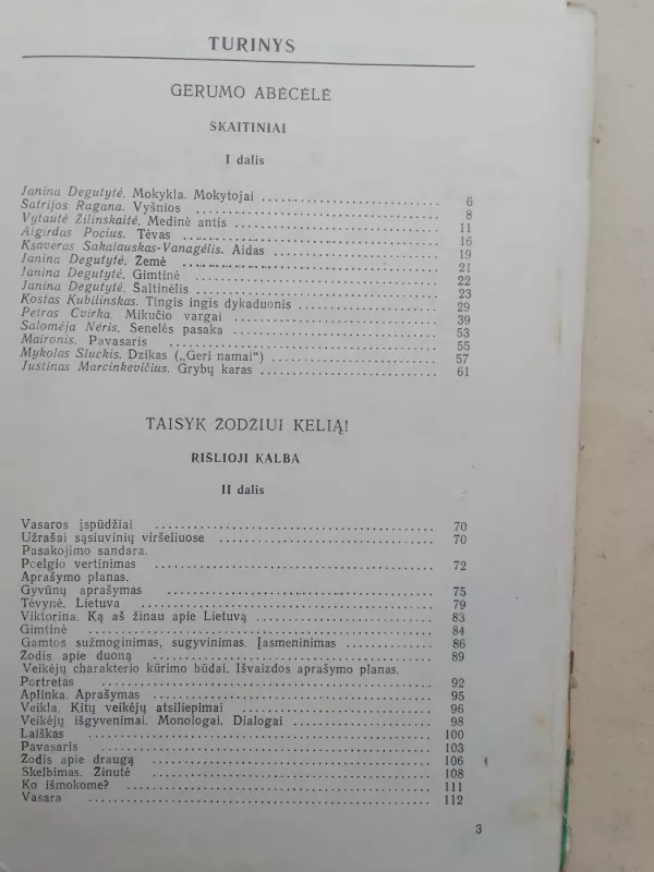 Lietuvių kalba 7 - O. Bolytė, knyga 3