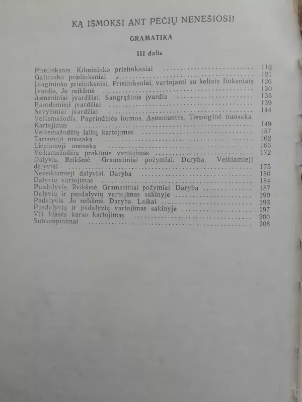 Lietuvių kalba 7 - O. Bolytė, knyga 4