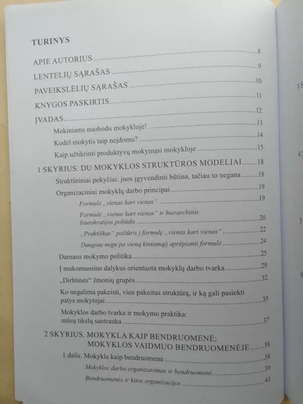 Mokyklų darbo organizavimas, siekiant užtikrinti veiksmingą mokymąsi - Shlomo Sharan, Ivy Geok Chin Tan, knyga 3