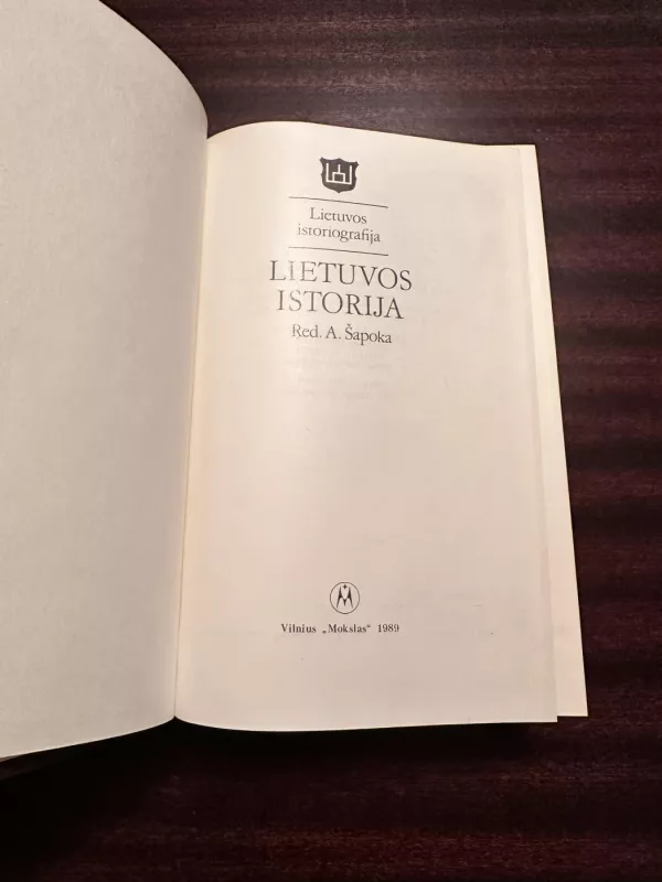 Lietuvos istorija - Adolfas Šapoka, knyga 3