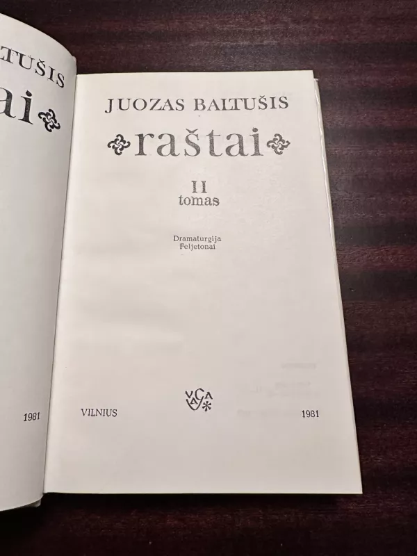 Raštai 1-8 tomai - Juozas Baltušis, knyga 4