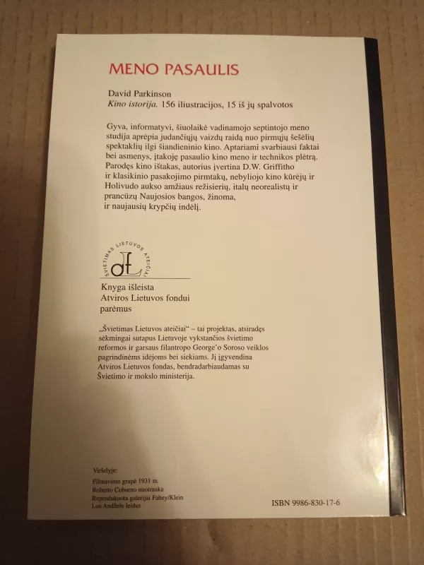 Kino istorija - David Parkinson, knyga 3