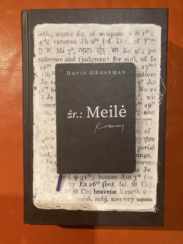 Žr.: Meilė - David Grossman, knyga 3
