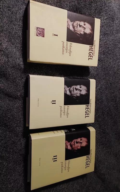 Filosofijos istorijos paskaitos (I,II,III tomai) - Autorių Kolektyvas, knyga
