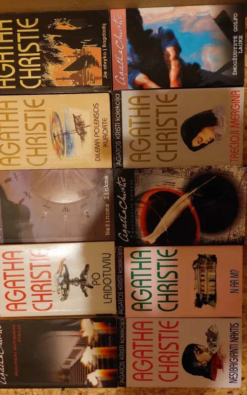 Agatha Christie "Siroko" leidyklos knygų kolekcija - Agatha Christie, knyga
