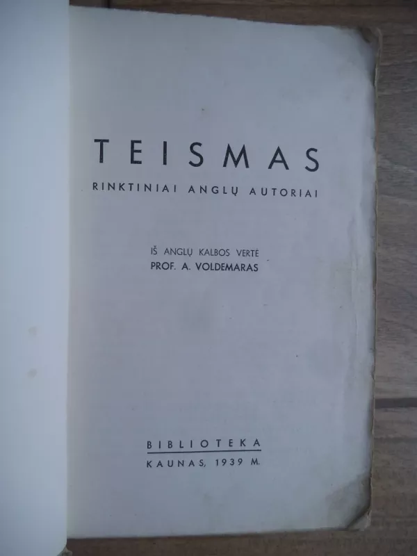 Teismas - Autorių Kolektyvas, knyga 3