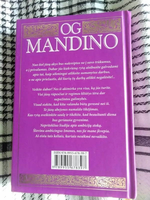 Didžiausia pasaulio paslaptis - Og Mandino, knyga 3