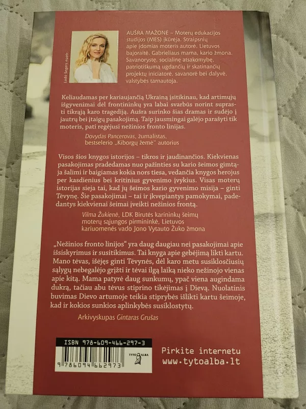 Nežinios fronto linijos. 12 tikrų istorijų apie karių moteris iš viso pasaulio - Aušra Mažonė, knyga 4
