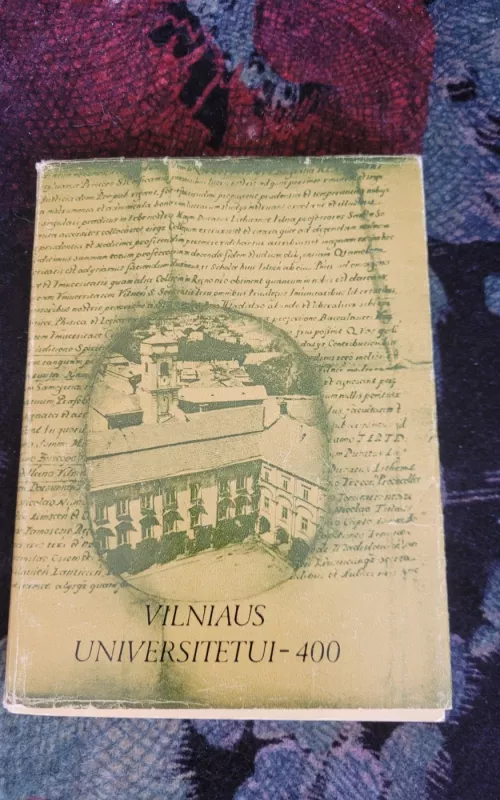 Vilniaus universitetui-400 - A. Jancevičius, knyga