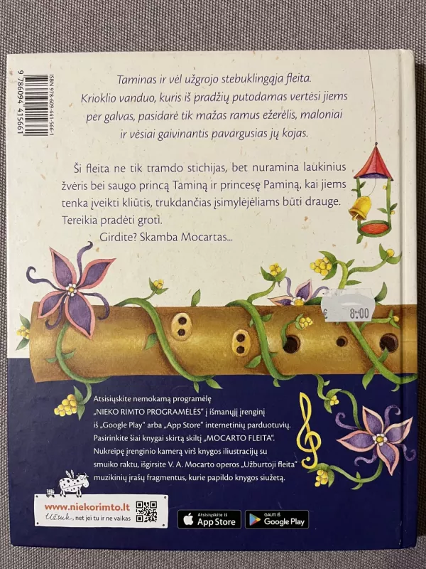 Stebuklinga Mocarto fleita - Violeta Palčinskaitė, knyga 3