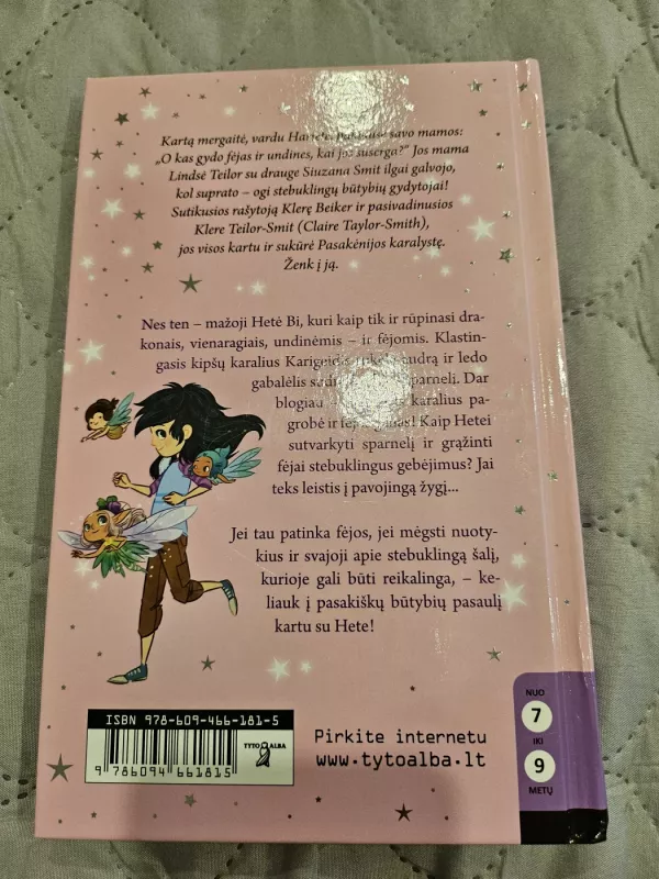 Hetė Bi - stebuklingų būtybių gydytoja. Fėjos sparnas. - Claire Taylor-Smith, knyga 4