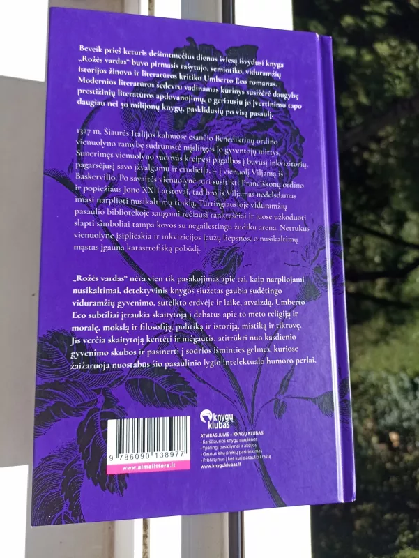 Rožės vardas: romanas - Umberto Eco, knyga 3