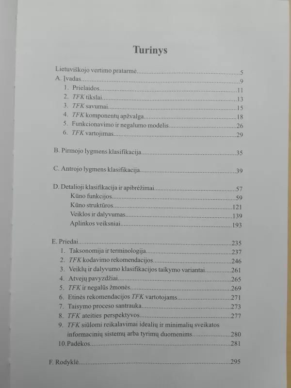 Tarptautinė funkcionavimo, negalumo ir sveikatos klasifikacija - Autorių Kolektyvas, knyga 3