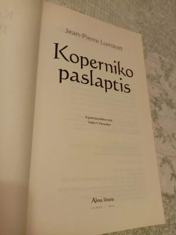 Koperniko paslaptis - Jean-Pierre Luminet, knyga 3