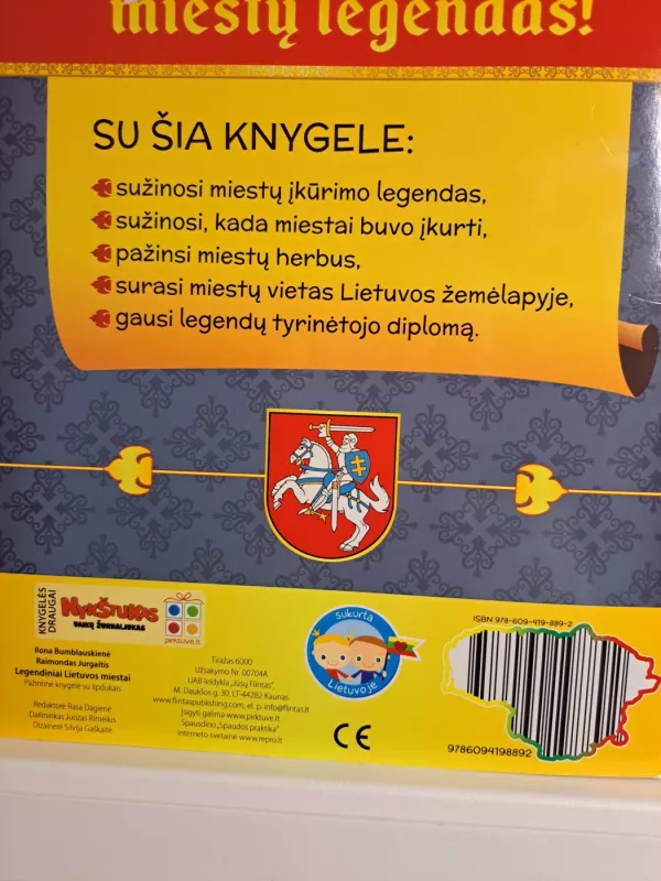 Legendiniai Lietuvos miestai - Autorių Kolektyvas, knyga 5