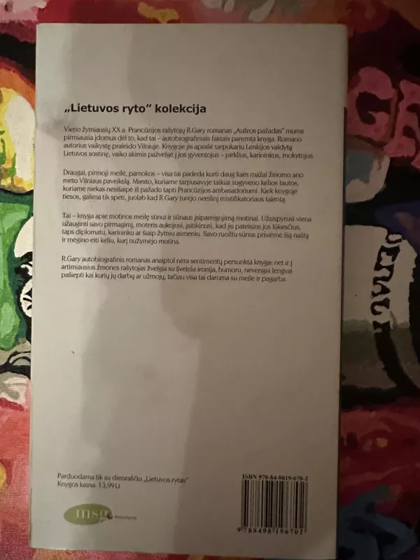 Aušros pažadas - Romain Gary, knyga 3