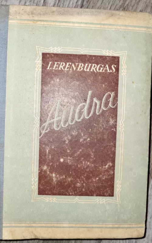 Audra - I. Erenburgas, knyga